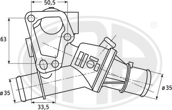 ERA 350260 - Termostat, soyuducu furqanavto.az