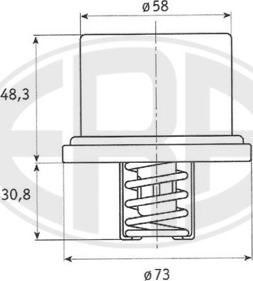 ERA 350313 - Termostat, soyuducu furqanavto.az