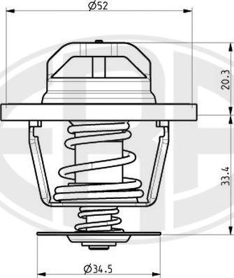 ERA 350214 - Termostat, soyuducu www.furqanavto.az