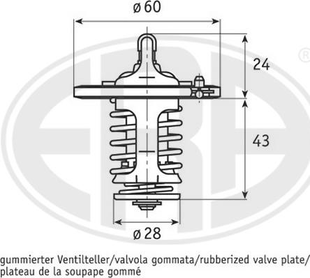 ERA 350220 - Termostat, soyuducu furqanavto.az