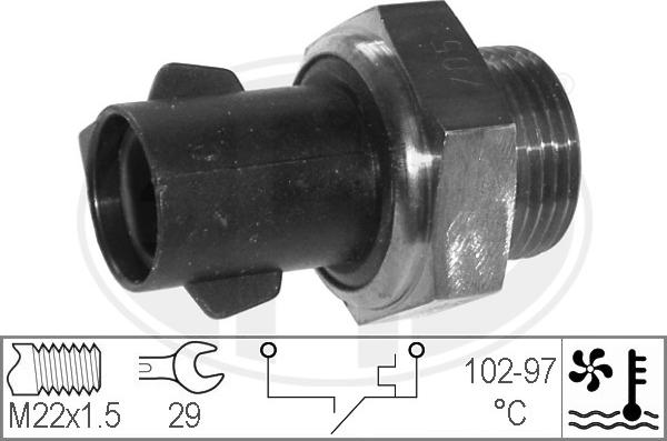 ERA 330610 - Temperatur açarı, radiator/kondisioner ventilyatoru furqanavto.az