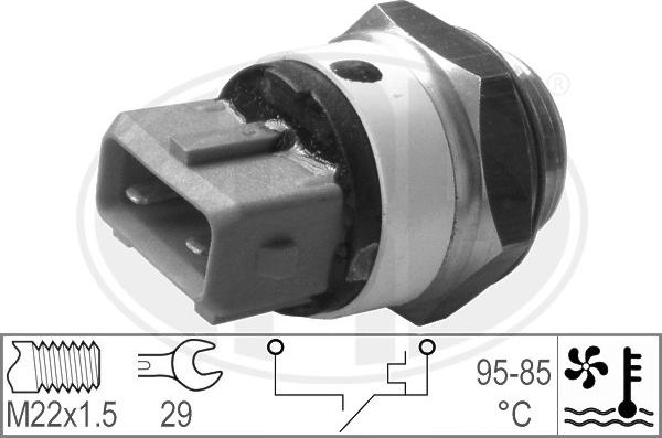 ERA 330180 - Temperatur açarı, radiator/kondisioner ventilyatoru furqanavto.az