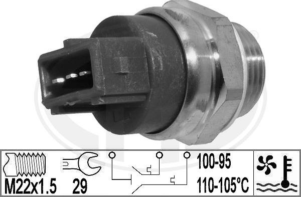 ERA 331020 - Temperatur açarı, radiator/kondisioner ventilyatoru furqanavto.az