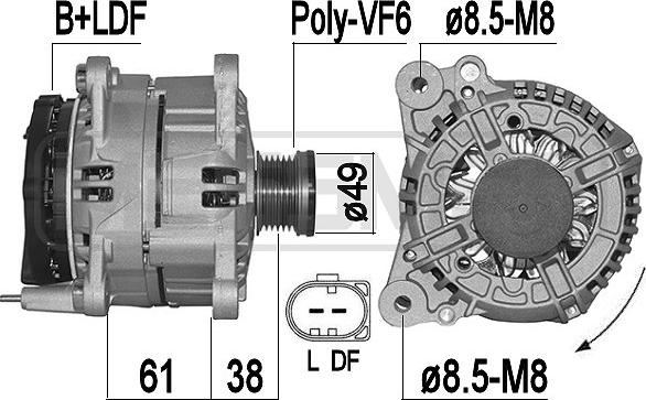 ERA 209499A - Alternator furqanavto.az