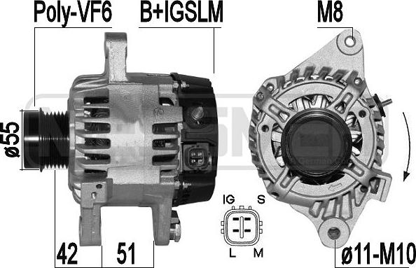 ERA 209435 - Alternator furqanavto.az