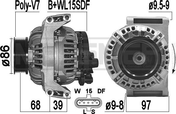 ERA 209504 - Alternator furqanavto.az