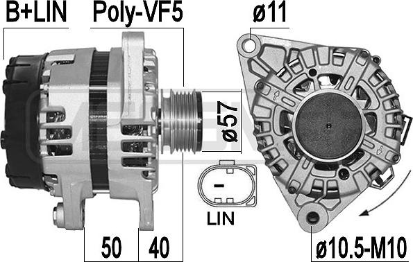 ERA 209511 - Alternator furqanavto.az