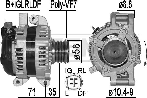 ERA 209517A - Alternator furqanavto.az