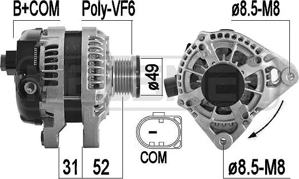 ERA 209585 - Alternator furqanavto.az