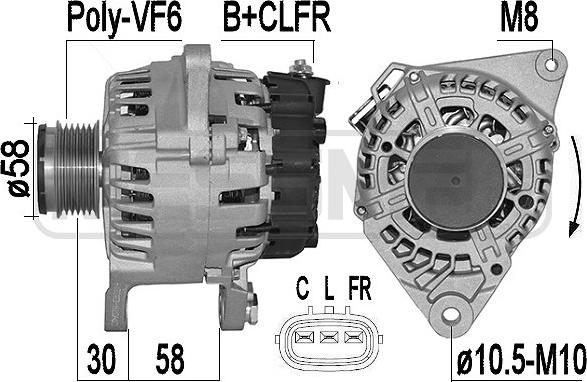 ERA 209578A - Alternator furqanavto.az