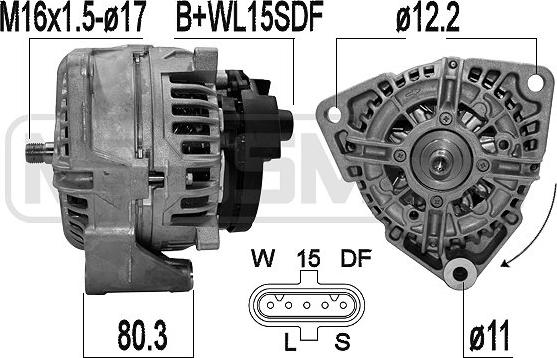 ERA 209609 - Alternator furqanavto.az