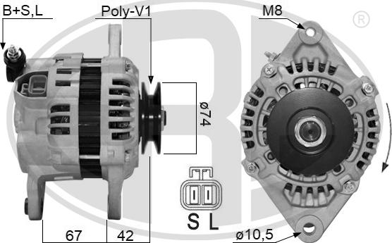 ERA 209621A - Alternator furqanavto.az