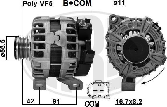 ERA 209622 - Alternator furqanavto.az