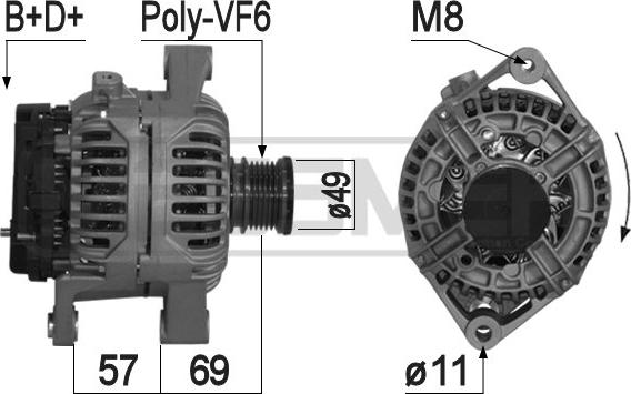 ERA 209046A - Alternator furqanavto.az