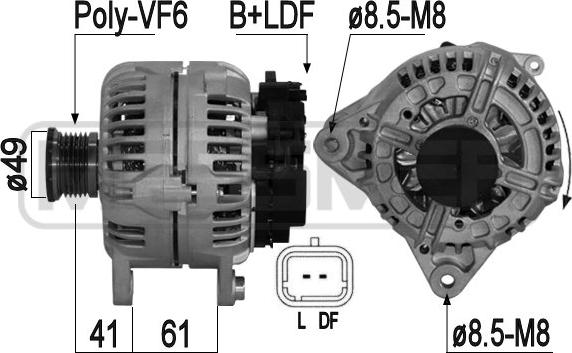 ERA 209053A - Alternator furqanavto.az