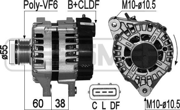 ERA 209009 - Alternator furqanavto.az