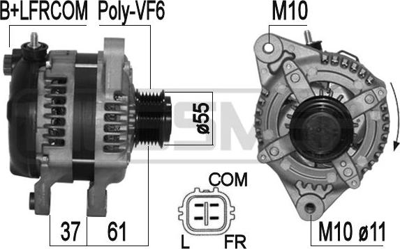 ERA 209015 - Alternator furqanavto.az