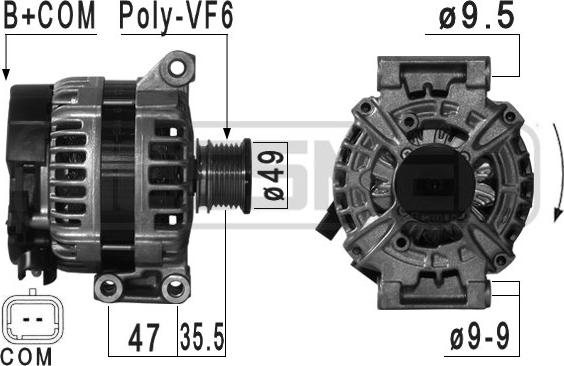 ERA 209031A - Alternator furqanavto.az