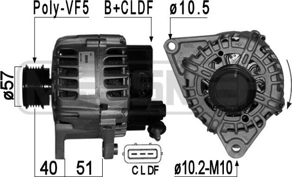 ERA 209026 - Alternator furqanavto.az