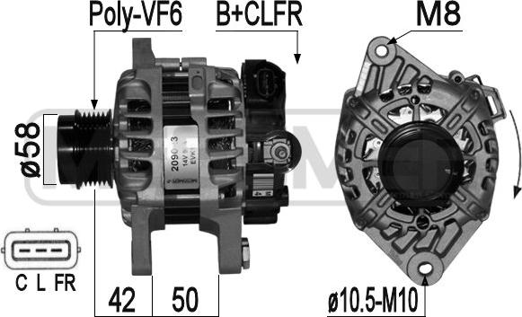 ERA 209023 - Alternator furqanavto.az