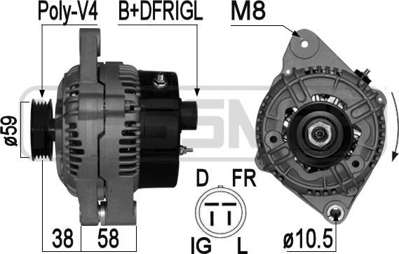 ERA 209076A - Alternator furqanavto.az