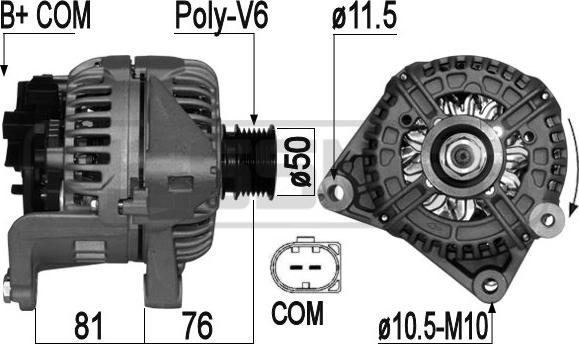 ERA 209070 - Alternator furqanavto.az