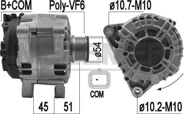 ERA 209196 - Alternator furqanavto.az