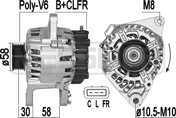 ERA 209198 - Alternator furqanavto.az