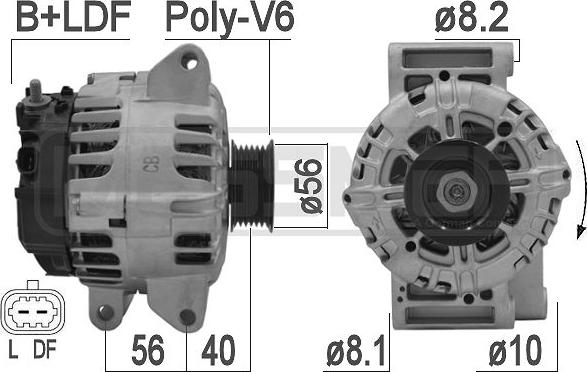 ERA 209147 - Alternator furqanavto.az