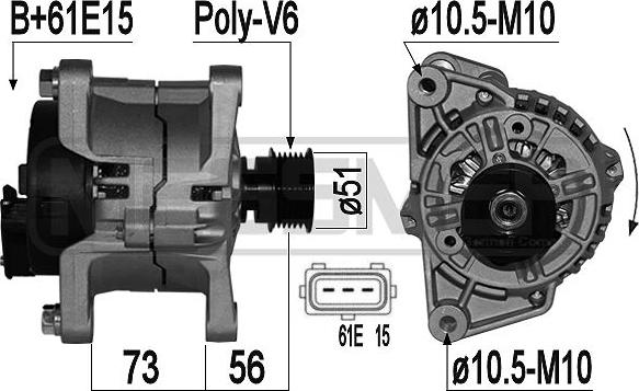 ERA 209161 - Alternator furqanavto.az