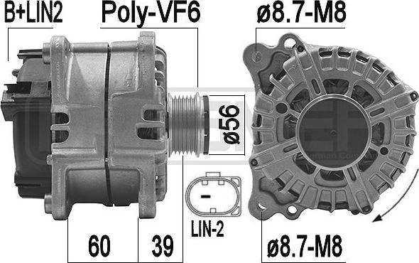 ERA 209186 - Alternator furqanavto.az