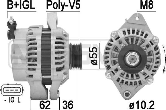 ERA 209353A - Alternator furqanavto.az