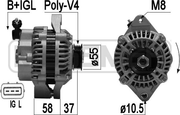 ERA 209367A - Alternator furqanavto.az