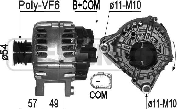 ERA 209317 - Alternator furqanavto.az