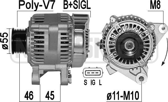 ERA 209384 - Alternator furqanavto.az