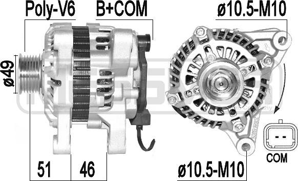 ERA 209386A - Alternator furqanavto.az