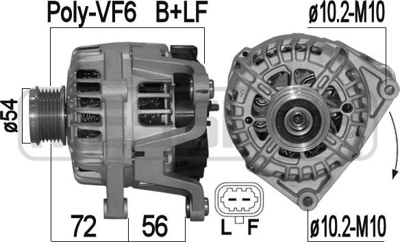 ERA 209330 - Alternator furqanavto.az