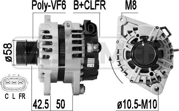 ERA 209326 - Alternator furqanavto.az