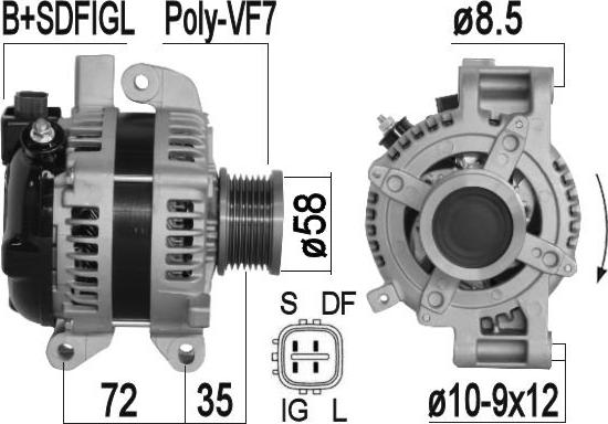 ERA 209370A - Alternator furqanavto.az