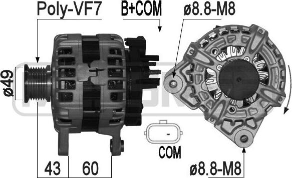 ERA 209292 - Alternator furqanavto.az