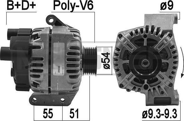 ERA 209240 - Alternator furqanavto.az