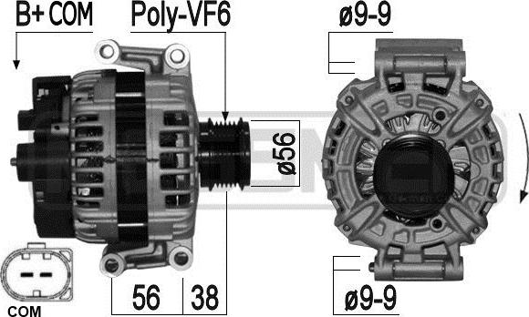 ERA 209254 - Alternator furqanavto.az