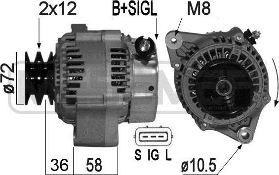 ERA 209250A - Alternator furqanavto.az