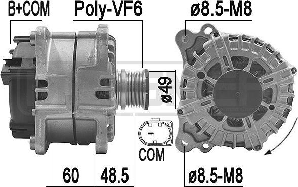 ERA 209202 - Alternator furqanavto.az