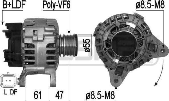 ERA 209289 - Alternator furqanavto.az