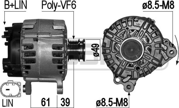 ERA 209276 - Alternator furqanavto.az