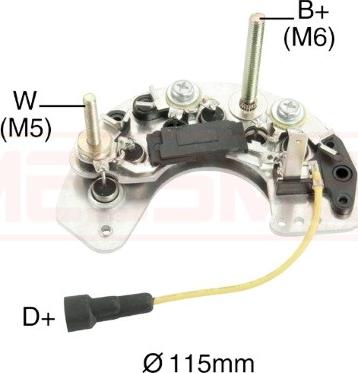 ERA 215498 - Düzləşdirici, alternator furqanavto.az