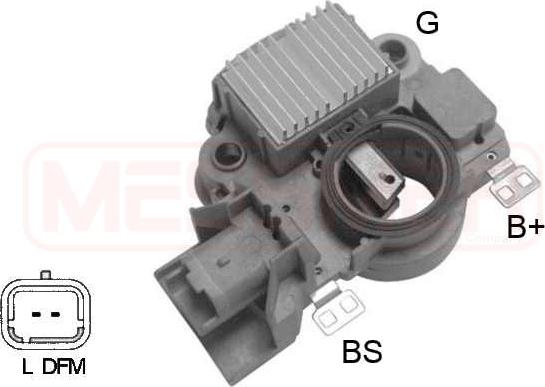 ERA 215556 - Gərginlik tənzimləyicisi, alternator furqanavto.az