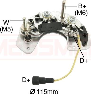 ERA 215502 - Düzləşdirici, alternator furqanavto.az