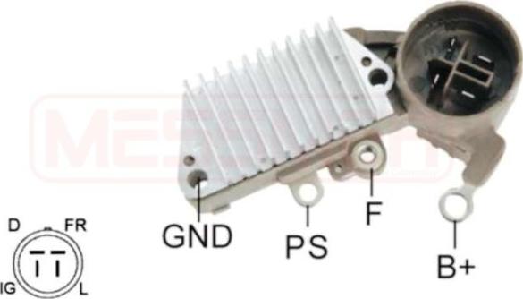 ERA 216076 - Gərginlik tənzimləyicisi, alternator furqanavto.az